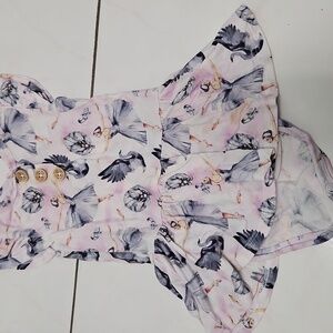 The little blue lion ballet skirted onesie 6-12